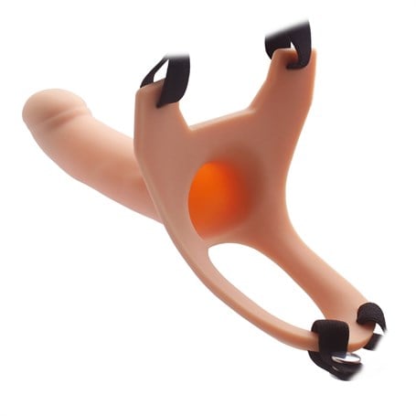 14,5 cm Oxford Belden Bağlamalı İçi Boş Protez Penis - kadikoyseksshop.com