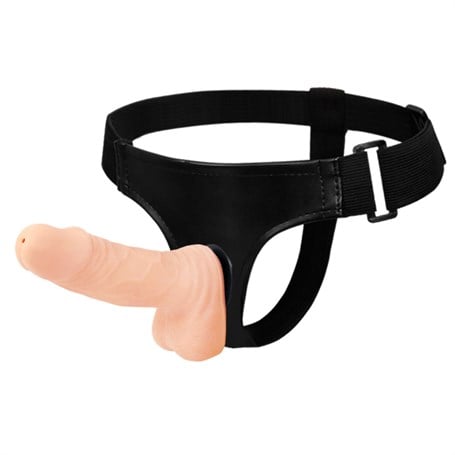 15 cm Belden Bağlamalı İçi Dolu Strapon Penis - kadikoyseksshop.com