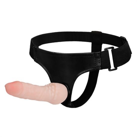 16 cm Belden Bağlamalı İçi Dolu Strapon Penis - kadikoyseksshop.com