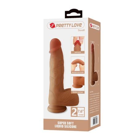 17,3 cm Realistik Vantuzlu Dildo Penis - Duvall - kadikoyseksshop.com