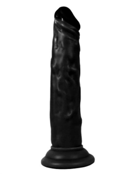 18,5 cm Realistik Testissiz Zenci Dildo - Naruto - kadikoyseksshop.com