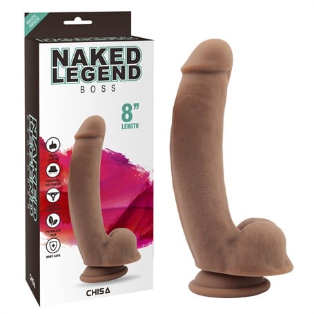 20,5 cm Gerçekçi Melez Dildo Penis -Boss - kadikoyseksshop.com