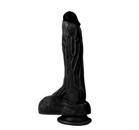 20,5 cm Gerçekçi Silikon Vantuzlu Zenci Penis - Holy Dragon - kadikoyseksshop.com