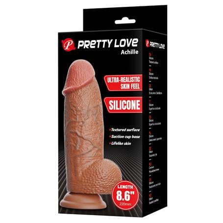 22 cm Gerçekçi Kalın Dildo Penis - Achille - kadikoyseksshop.com