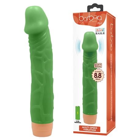 22,5 cm Floresan Titreşimli Realistik Vibratör Penis Dildo - Bill - kadikoyseksshop.com