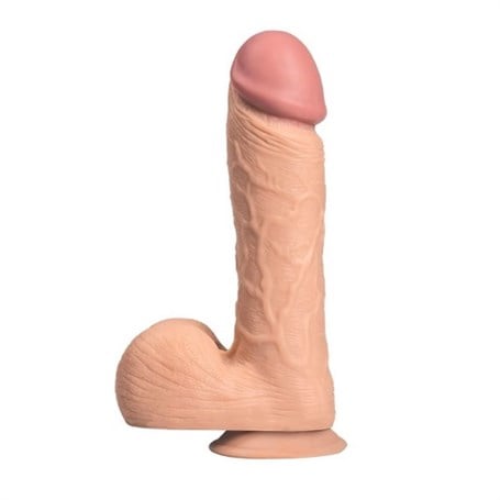 24 cm Dev Boy Realistik Vantuzlu Dildo Penis - kadikoyseksshop.com