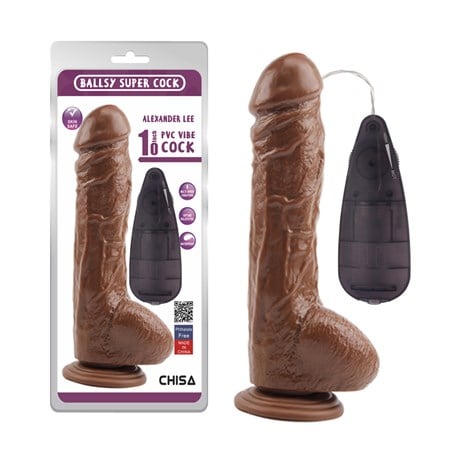 25,5 cm Gerçekçi Melez Titreşimli Dildo Vibratör Penis - kadikoyseksshop.com