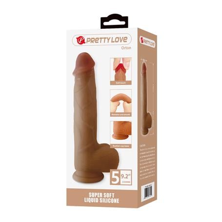 25,5 cm Realistik Vantuzlu Dildo Penis - Mendel - kadikoyseksshop.com