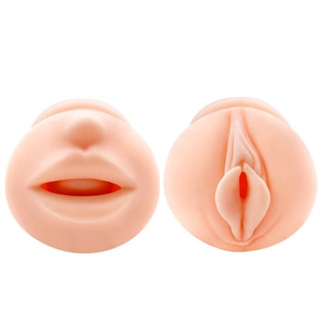 3 Boyutlu Suni Oral & Vajinal Mastürbatör - Nancy - kadikoyseksshop.com