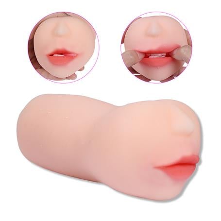 3 Boyutlu Suni Oral Mastürbatör - Beauty Nose - kadikoyseksshop.com