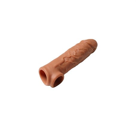 3,5 cm Dolgulu Realistik Penis Kılıfı - kadikoyseksshop.com