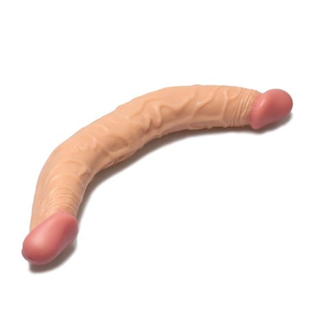 36 cm Çift Taraflı Realistik Dildo Anal Vajinal Penis - kadikoyseksshop.com