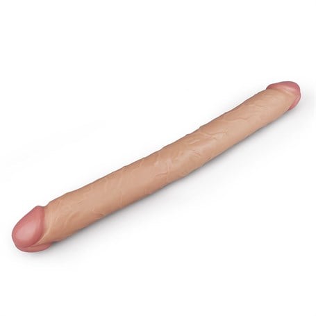 43 cm Lovetoy Lady Çift Taraflı Realistik Dildo Anal Vajinal Penis - kadikoyseksshop.com