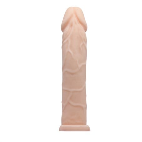 6 Cm Dolgulu Realistik Uzatmalı Penis Kılıfı Dildo Ten Rengi Penis - kadikoyseksshop.com