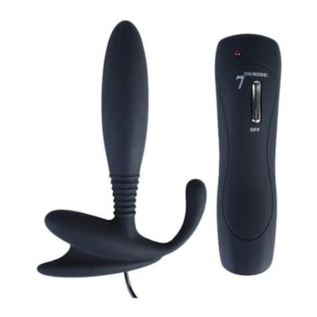 Anal & Prostat Stimulator 7 Farklı Titreşimli Anal Plug P-Spot Vibratör - kadikoyseksshop.com