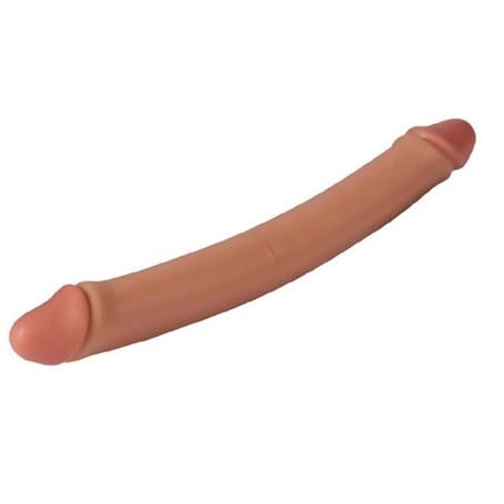 Çift Taraflı Realistik Dildo Anal Vajinal Penis 34 cm - Hobare - kadikoyseksshop.com