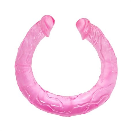 Double Dones 44 cm Çift Taraflı Jel Yumuşak Penis Dildo - kadikoyseksshop.com