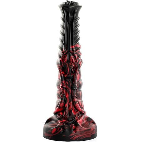 Belden Bağlamalı 21 cm Et Dokulu Fantezi Renklerde Gerçekçi Çift Katmanlı Sünnetsiz Silikon Penis - Horse Power 5