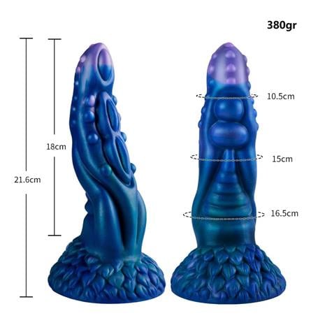 Belden Bağlamalı 21,6 cm Gerçekçi Kalın Dildo Penis - Monster47