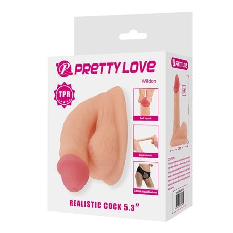 Giyilebilir Realistik 13,5 cm Yapay Penis - Wildon - kadikoyseksshop.com
