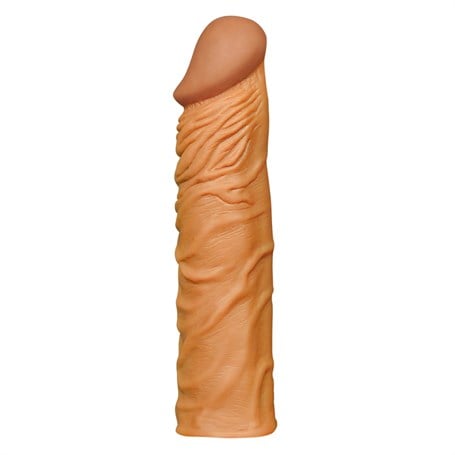 Nature Extender 5 cm Dolgulu Premium Melez Silikon Penis Kılıfı - kadikoyseksshop.com