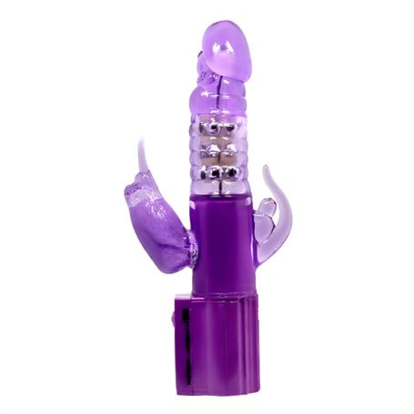 Oynar Başlı Klitoral & Anal Uyarıcılı Teknolojik Vibratör Penis - kadikoyseksshop.com