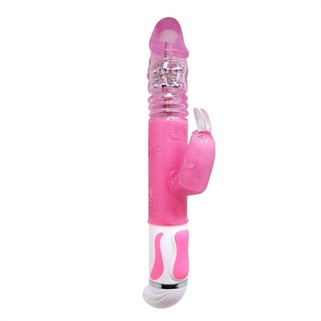 Oynar Başlı Klitoris Uyarıcılı Teknolojik Tavşan Vibratör Penis - kadikoyseksshop.com