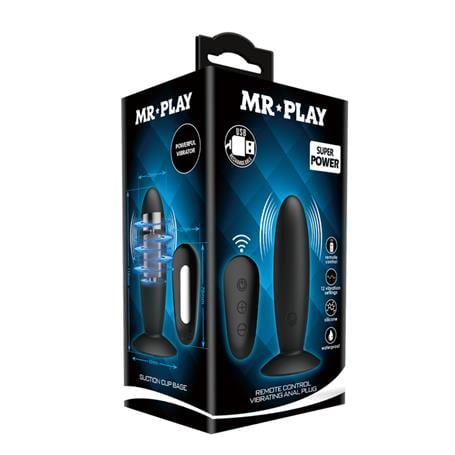 USB Şarjlı 12 Titreşim Modlu Uzaktan Kumandalı Vibratör & Anal Plug - kadikoyseksshop.com