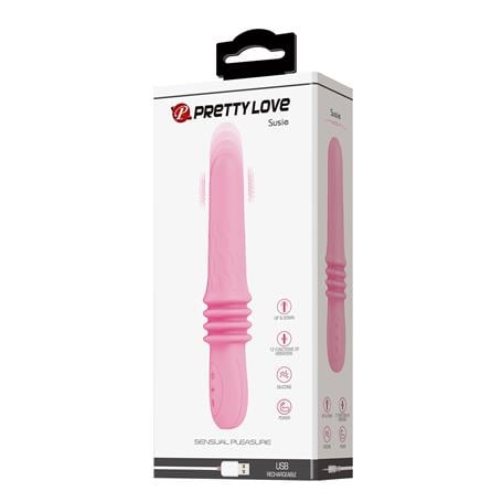 USB Şarjlı İleri Geri Hareketli Teknolojik Vibratör Mor – Susie - kadikoyseksshop.com