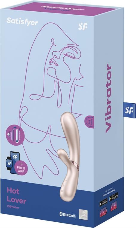 Satisfyer Hot Lover Usb Şarjlı Telefondan Kumandalı Isıtmalı Klitoris Uyarıcılı Teknolojik Vibratör - kadikoyseksshop.com