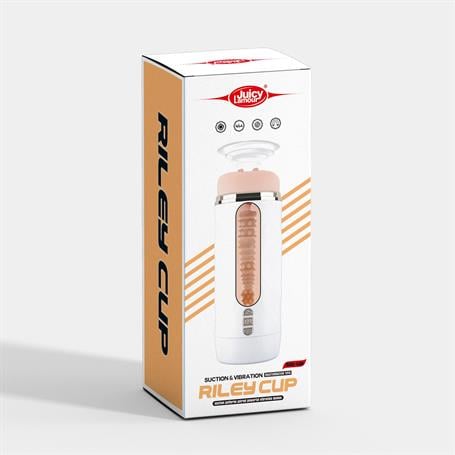 USB'den Şarjlı 3 Emme ve Güçlü 7 Titreşim Fonksiyonlu Realistik Masturbatör - Riley